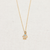 Hamsa + Evil Eye Necklace | Gold