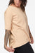 Long Pleated Tencel T-Shirt | Sand