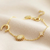 Sun + Moon Chain Bracelet | Gold