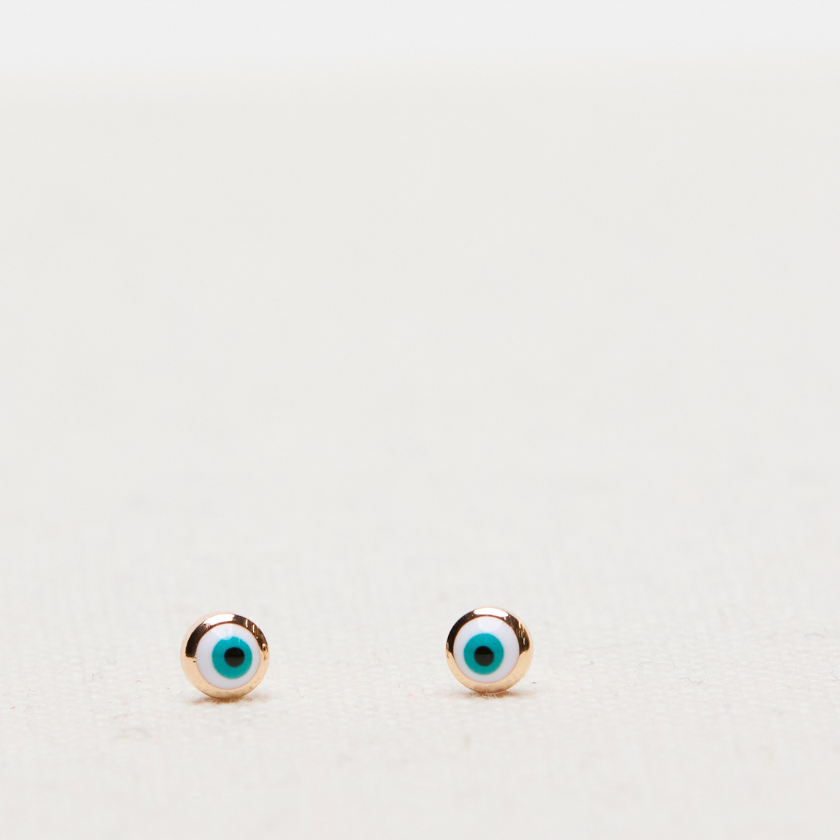 Tiny Evil Eye Stud Earrings Australia