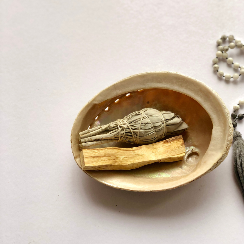 Abalone Smudge Bowl