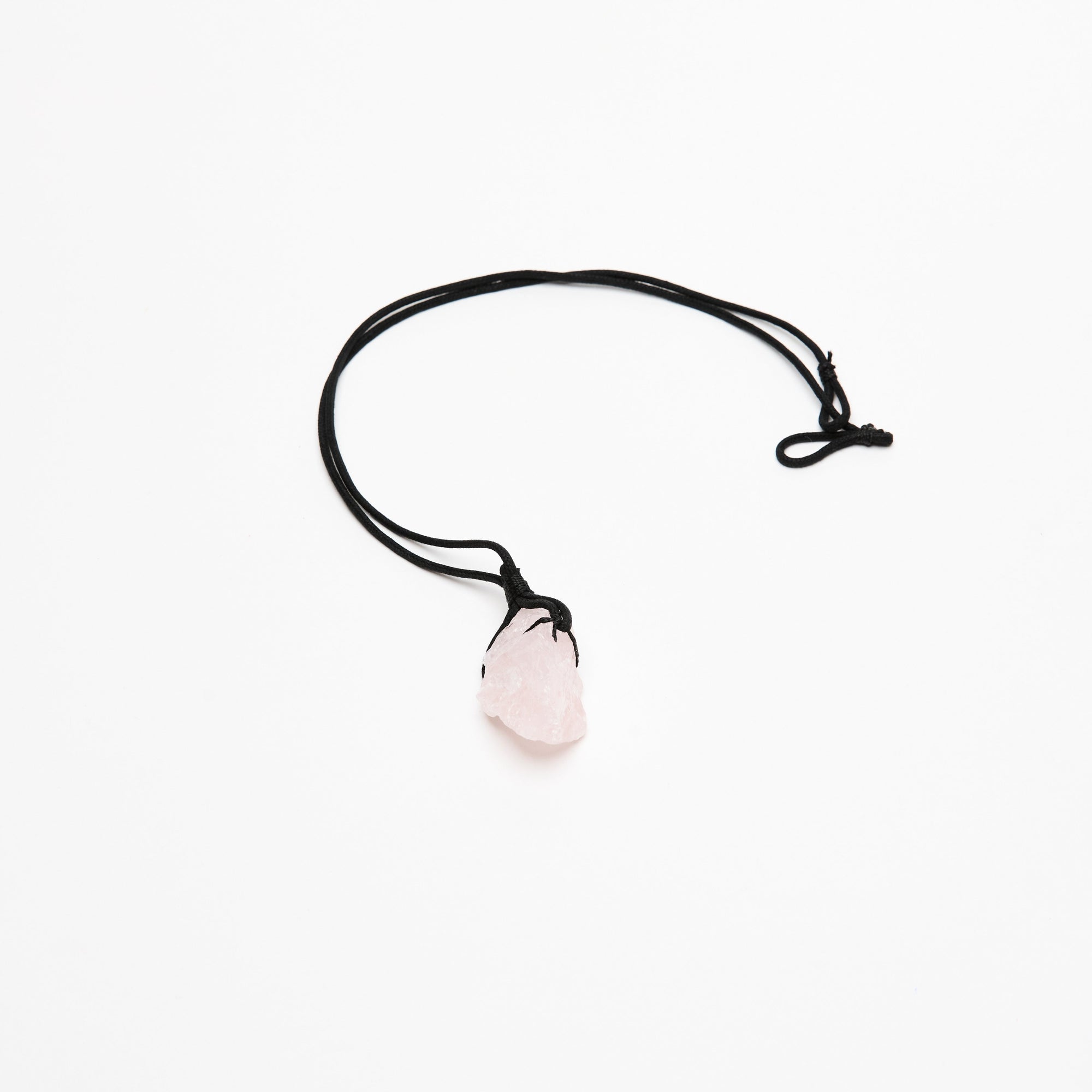 Rose Quartz Crystal Necklace